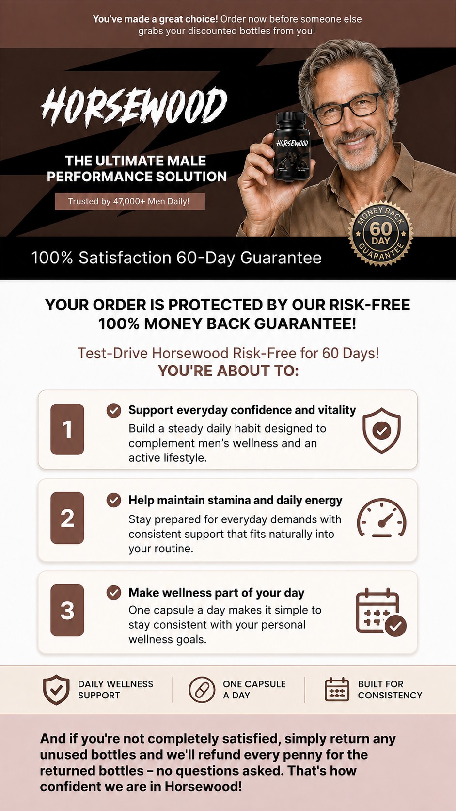 HorseWood customers and guarantee